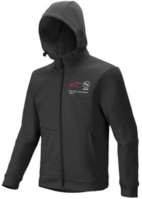 Alpinestars Racer MX Fleece, textile jacket , color: Black , size: S