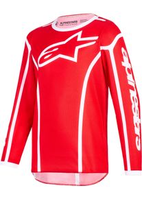 Alpinestars Fluid Apex, jersey youth , color: Red/White , size: L